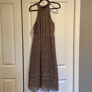 Madewell 100% Silk Halter Dress.